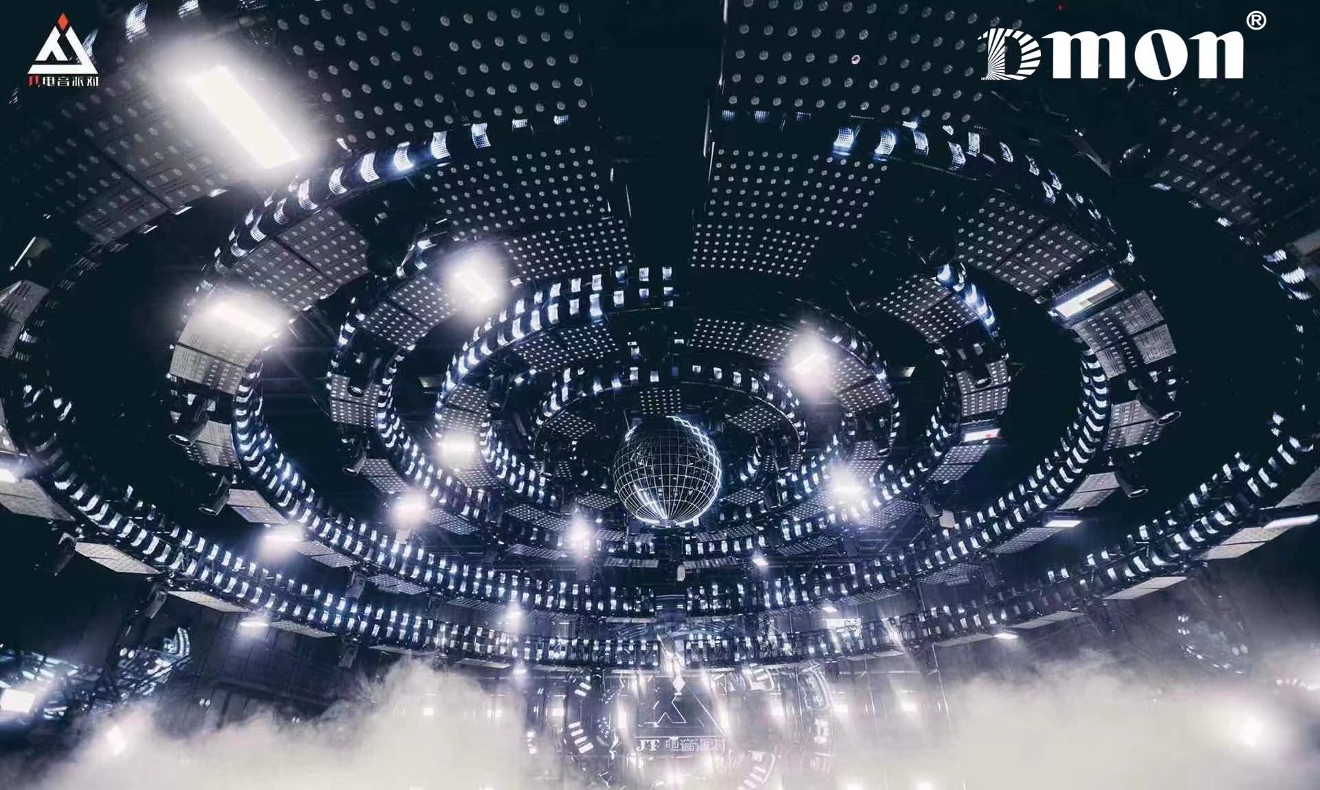 DMON moving head and LED par lights for nightclubs and bars