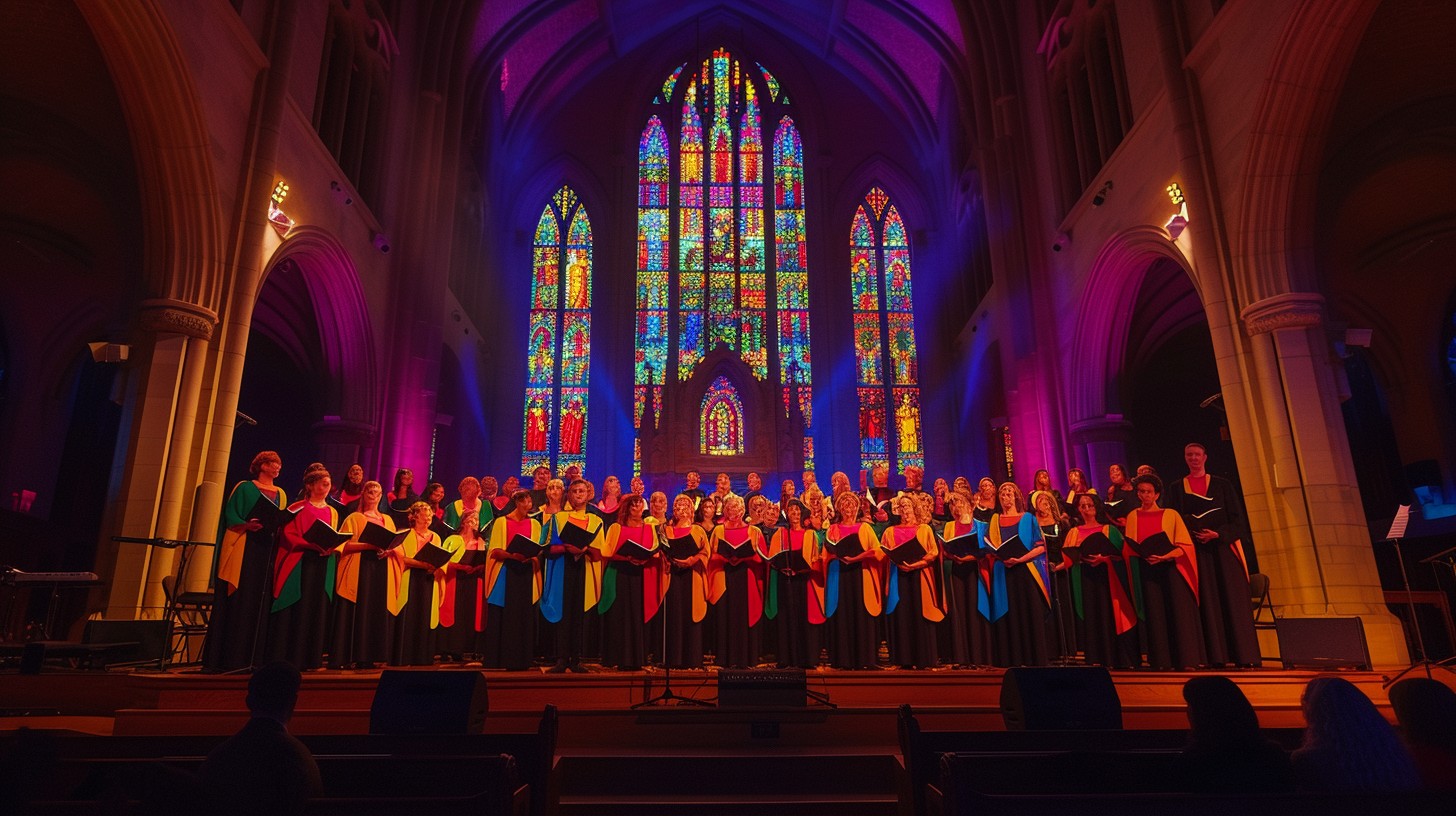 DMON stage lighting for churches and houses of worship