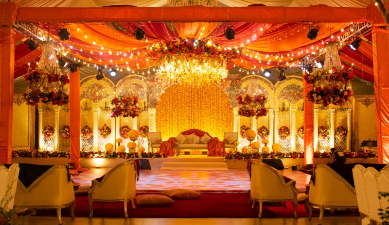 Wedding & Event Backdrop Lighting