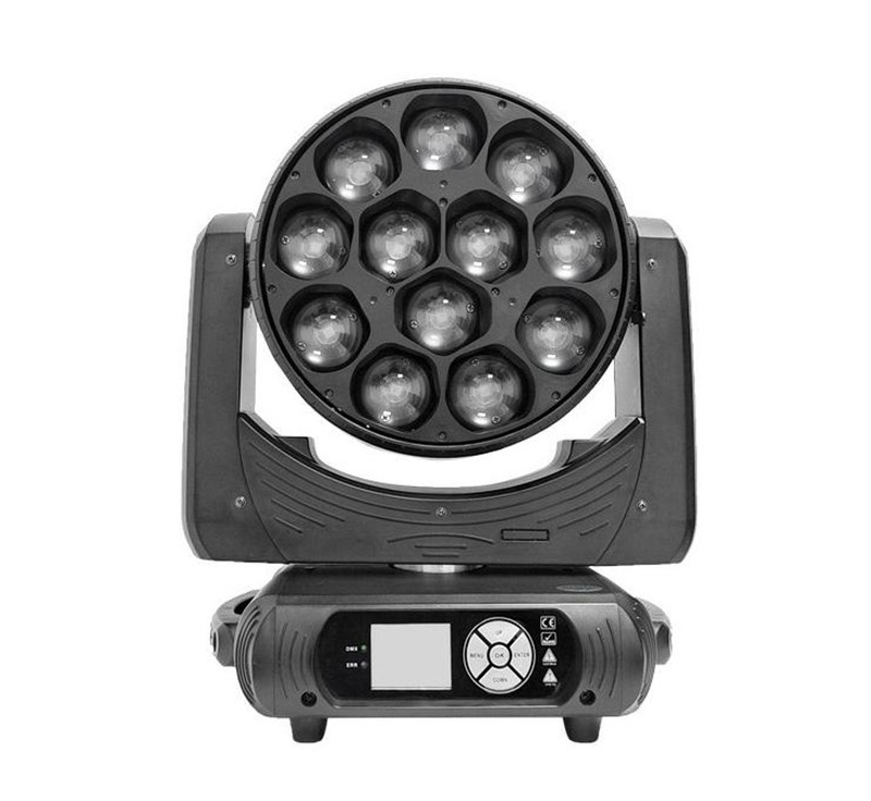 DMON LM1240W 12×40W RGBW Zoom Wash Moving Head Light