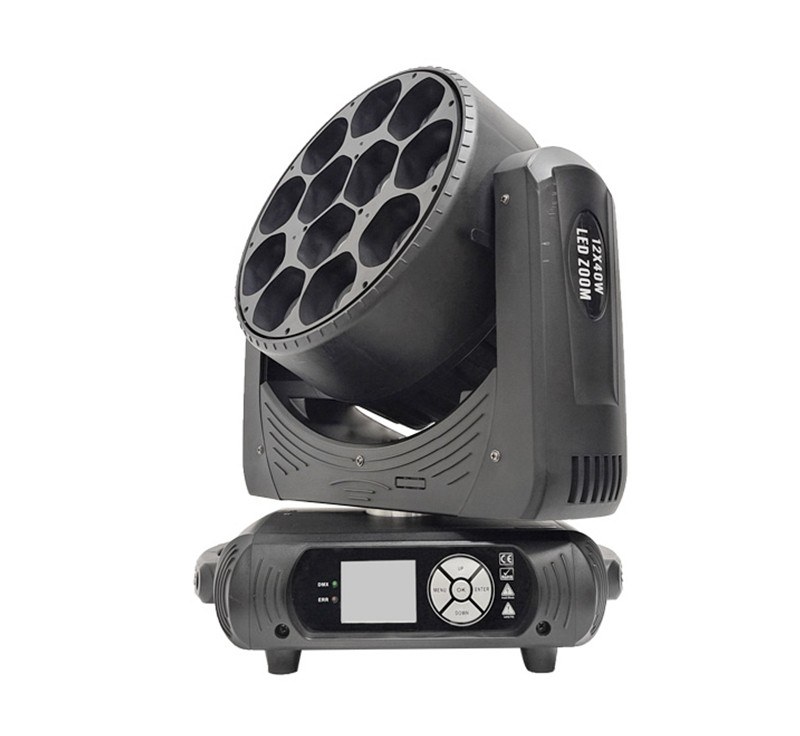 DMON LM1240W 12×40W RGBW Zoom Wash Moving Head Light