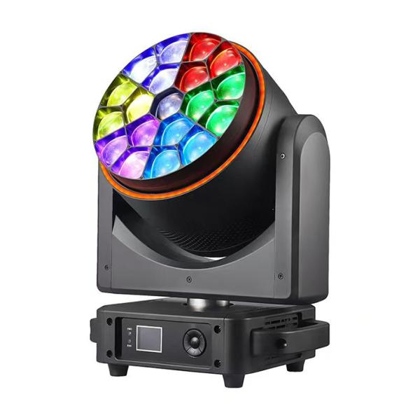 DMON LM1940P 19×40W RGBW Bee-Eye Moving Head Light with LED Ring