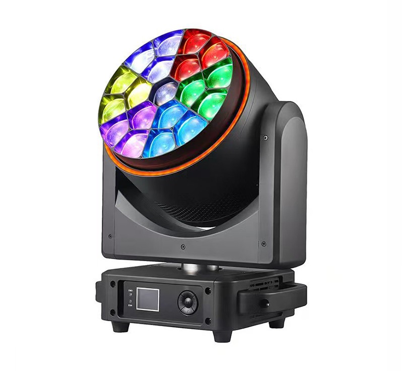 DMON LM1940P 19×40W RGBW Bee-Eye Moving Head Light with LED Ring