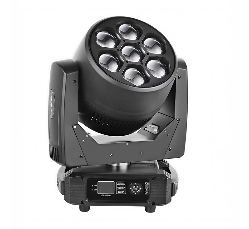 DMON LM740P 7×40W RGBW Rotating Big-Eye Beam & Wash Moving Head