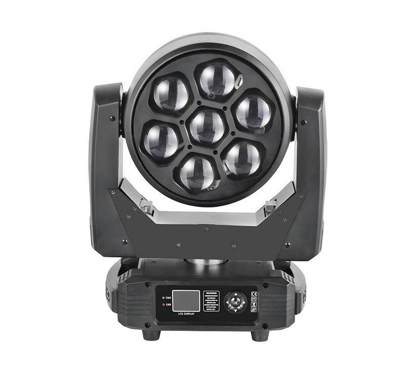 DMON LM740P 7×40W RGBW Rotating Big-Eye Beam & Wash Moving Head