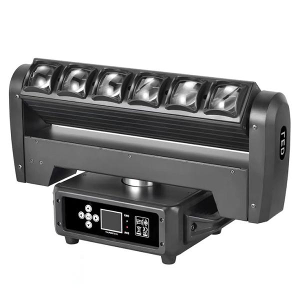 DMON LP640 Dual-Sided RGBW Blade Moving Head Light (6×40W)