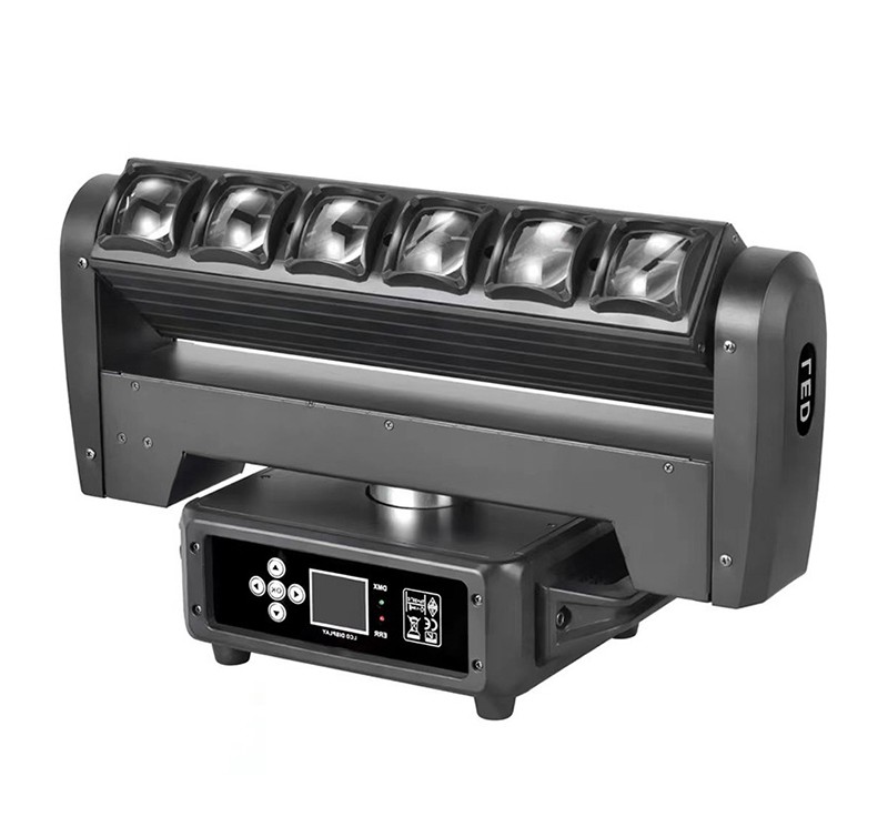 DMON LP640 Dual-Sided RGBW Blade Moving Head Light (6×40W)