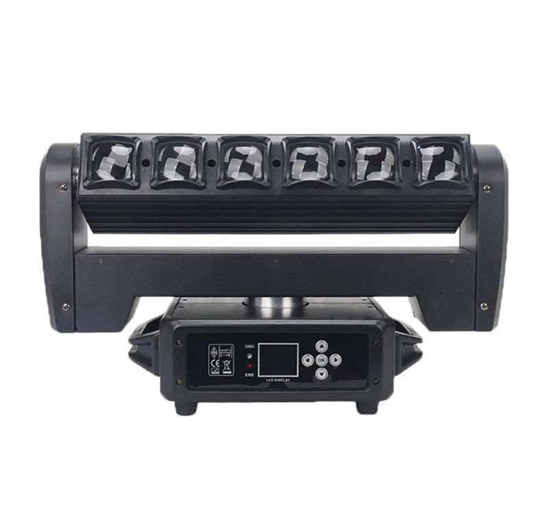 DMON LP640 Dual-Sided RGBW Blade Moving Head Light (6×40W)