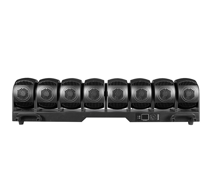 DMON LP880 Multi-Head Infinite Rotation Effect Light (8×80W RGBW)