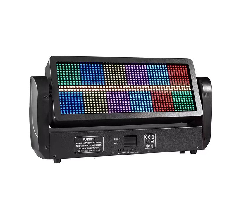 DMON YP960 960-Pixel High-Brightness Moving Head LED Strobe Light (12+12 Segments)